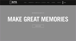 Desktop Screenshot of bprproperties.com